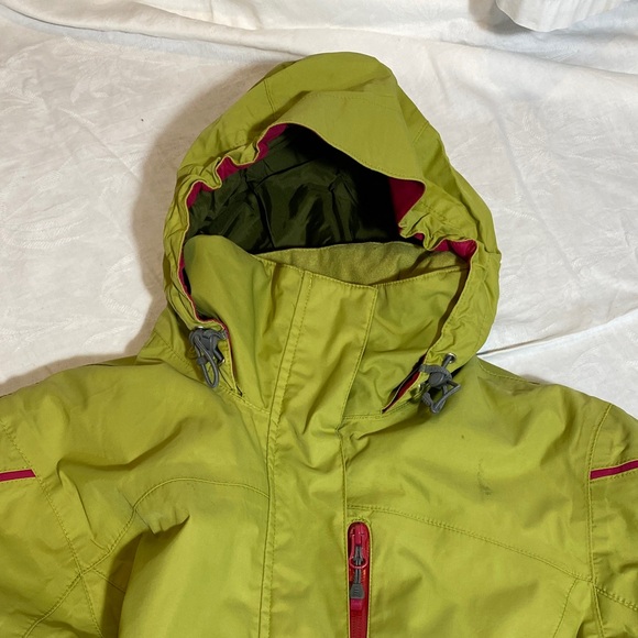 Lands' End Women's Lime Green Winter Activity Insulated Jacket-Women’s M (10-12) - Picture 16 of 16